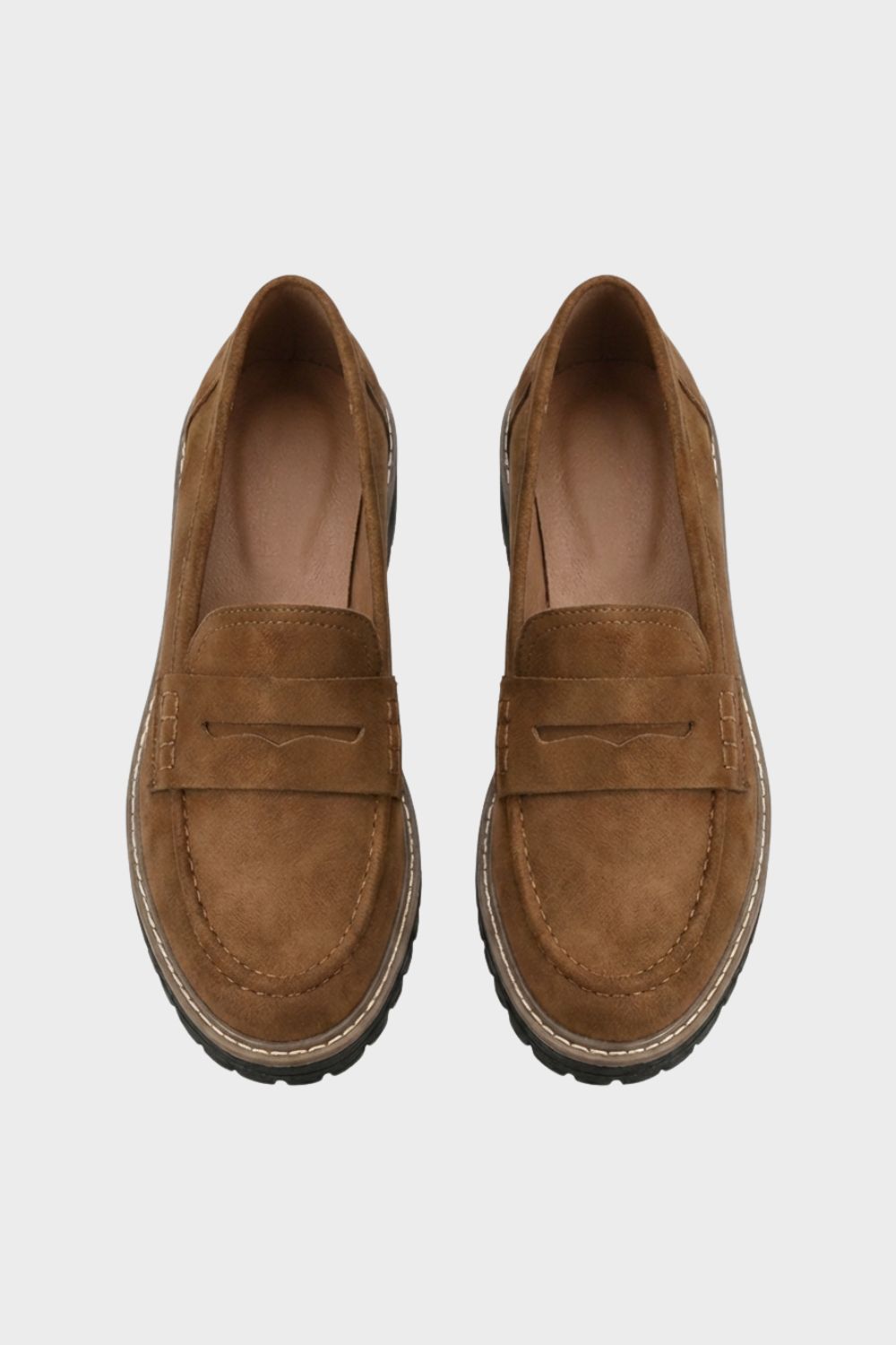 Damen Loafer mit Profilsohle