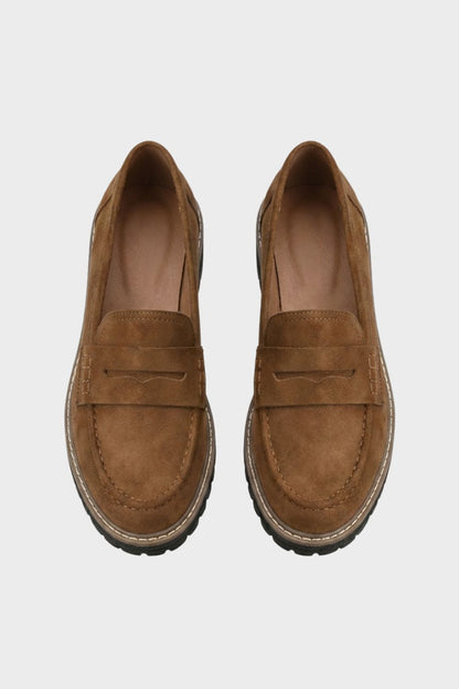 Damen Loafer mit Profilsohle