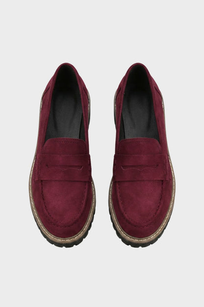Damen Loafer mit Profilsohle