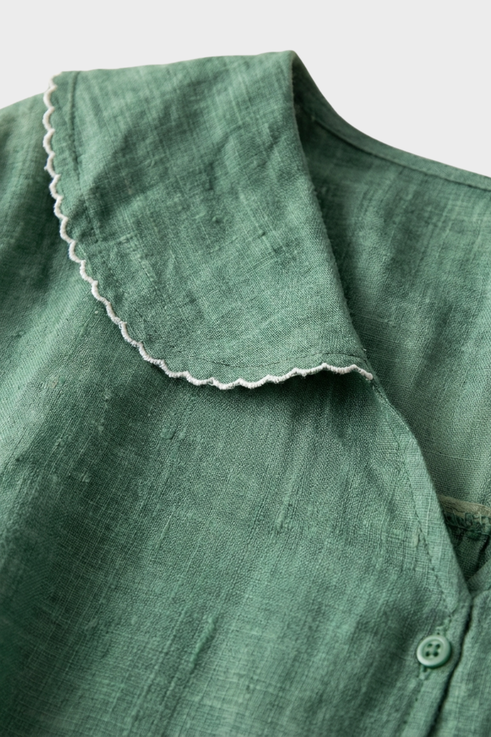 Bluse Damen mit Kurzarm und Knopfleiste
