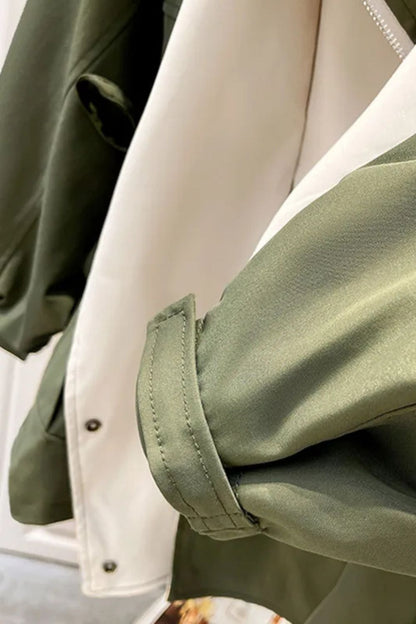 Damen Jacke mit Kapuze und Reißverschluss