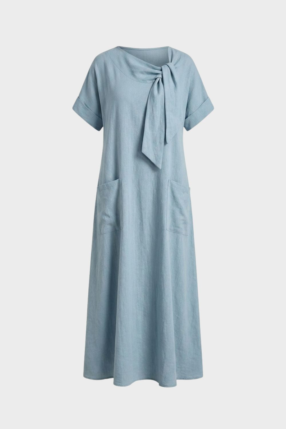 Damen Loose Maxikleid | Rundhals – Hauptansicht