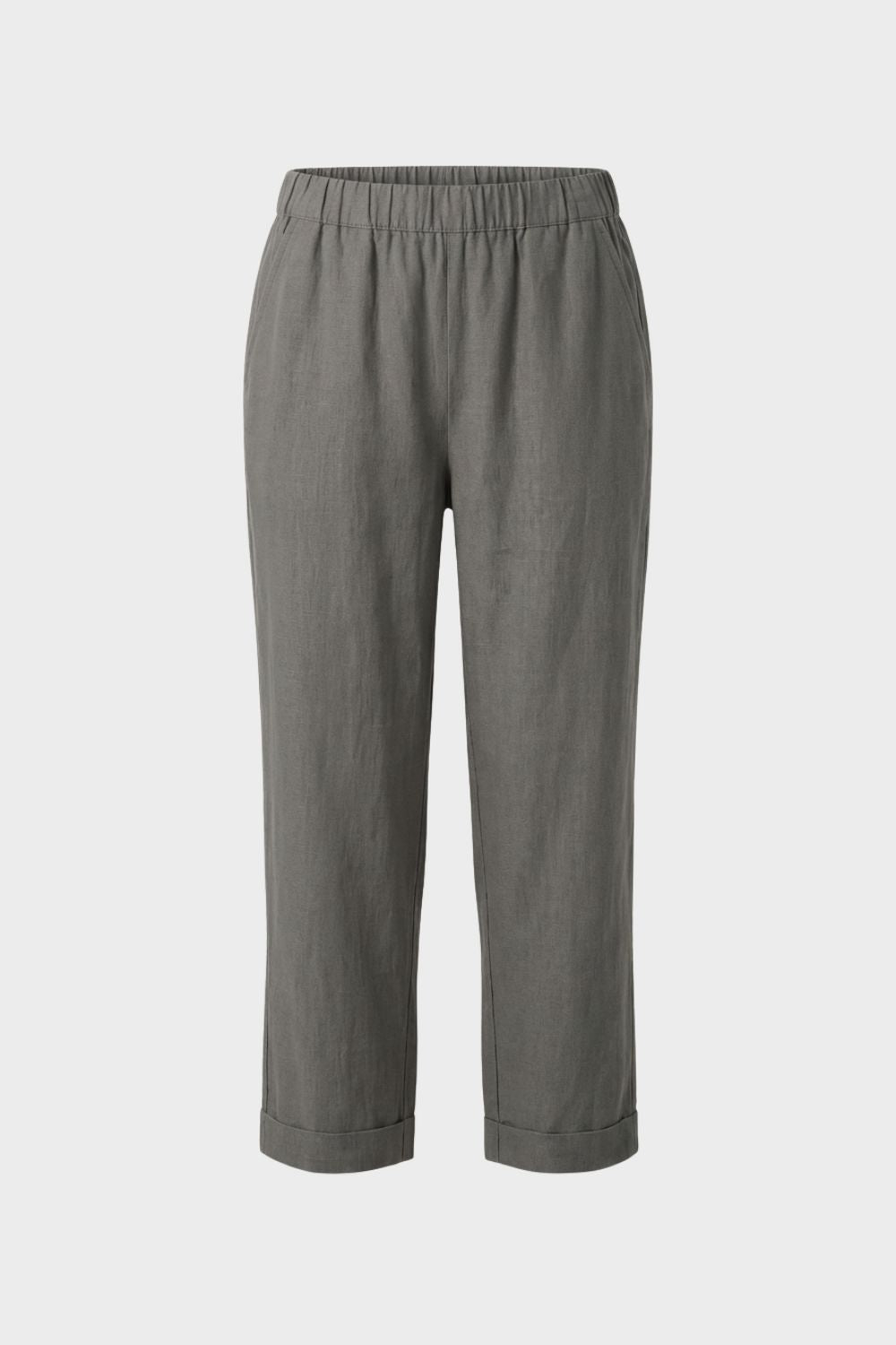 Damen Leinen Hose – 7/8 Loose – Lifestyle-Look
