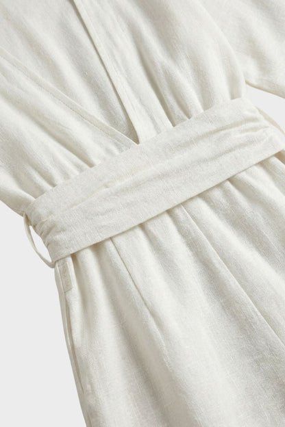 Damen Wickel Jumpsuit | Sommer – Profil-Ansicht