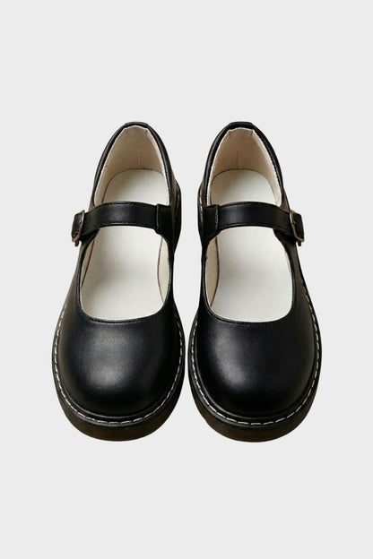 Ballerinas Damen mit Riemen und Schnalle
