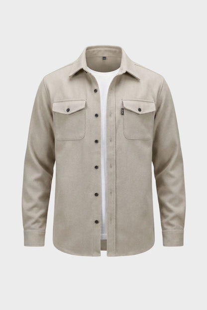 Herren Overshirt – Brusttaschen – Lifestyle-Look