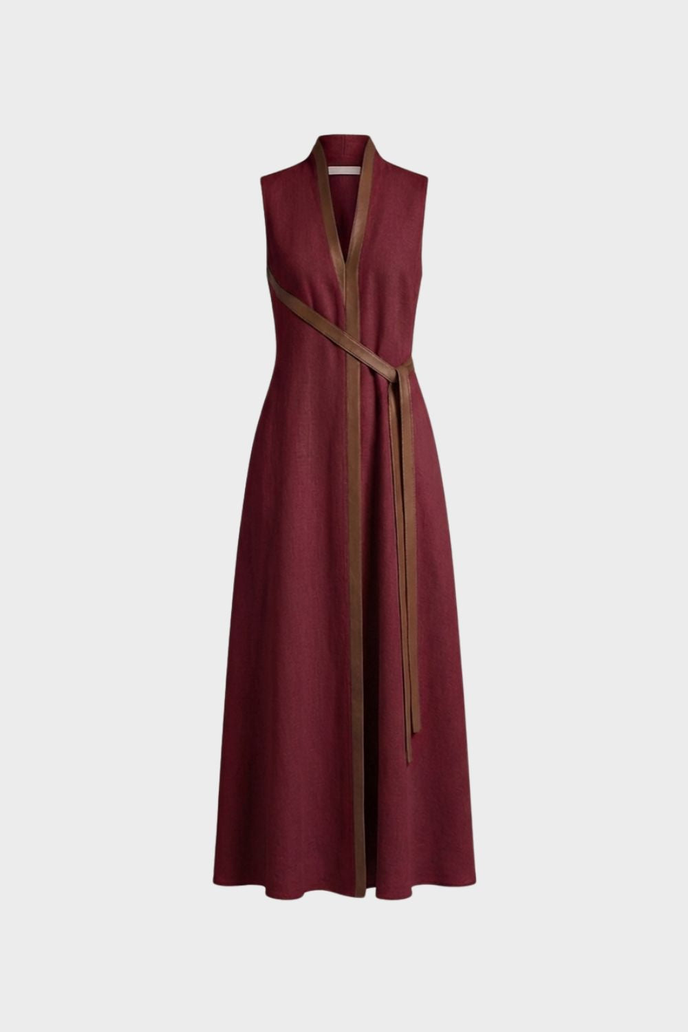 Damen Sommer Maxikleid | Taillengürtel – Lifestyle-Look