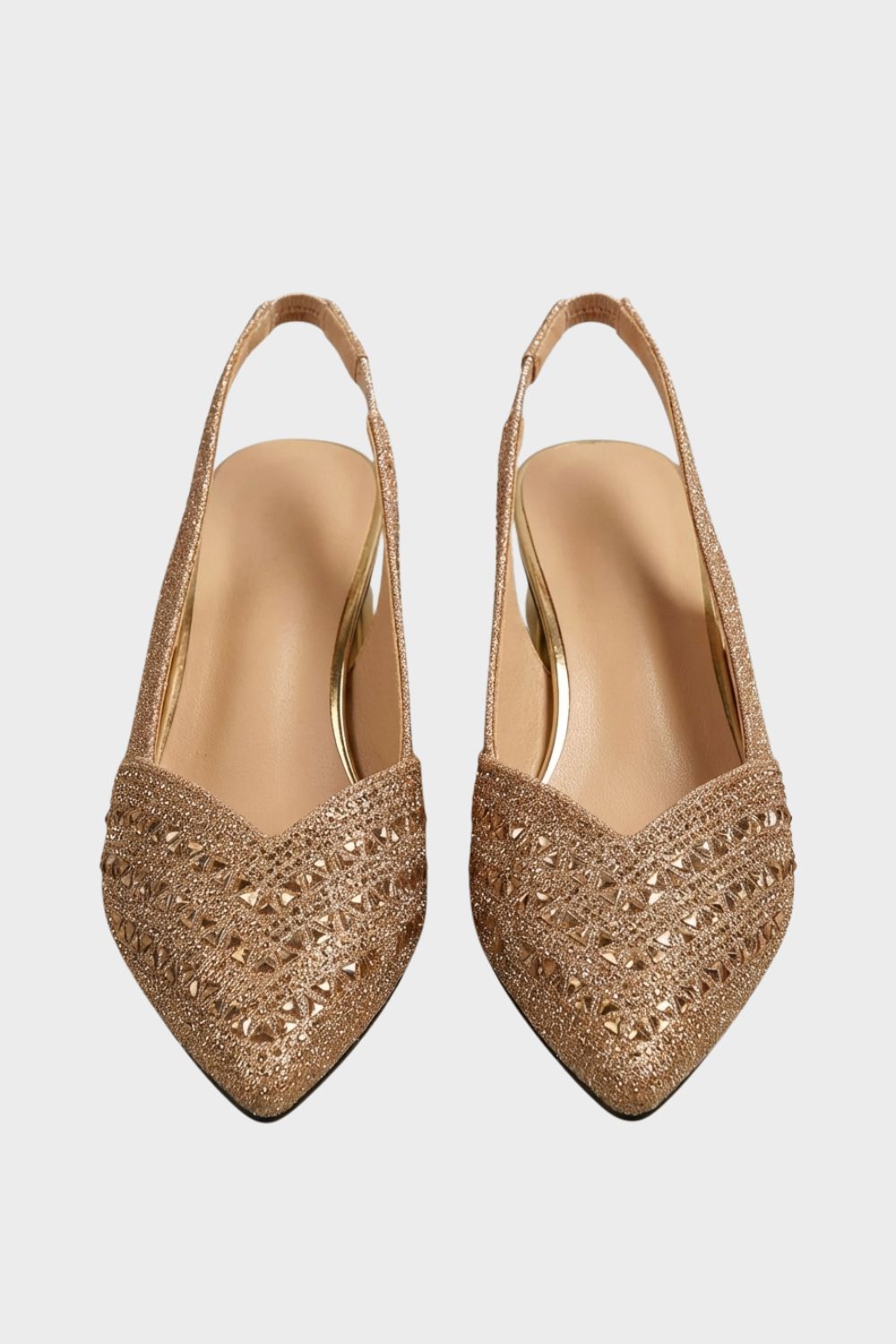 Damen Slingback Pumps | Strass