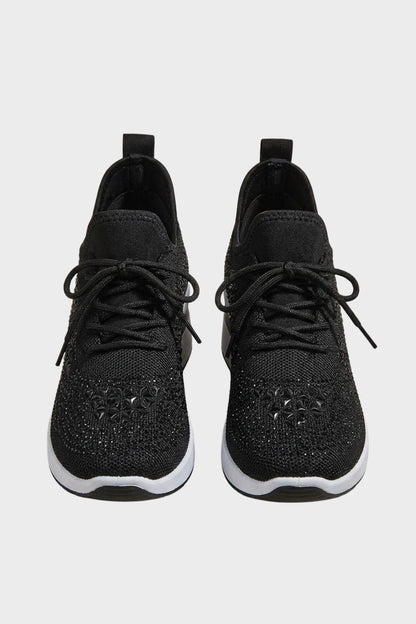 Damen Glitzer Sneaker | Mesh