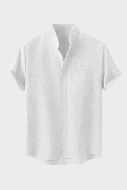 Herren Sommerhemd – Stand-Collar – Farb-Übersicht