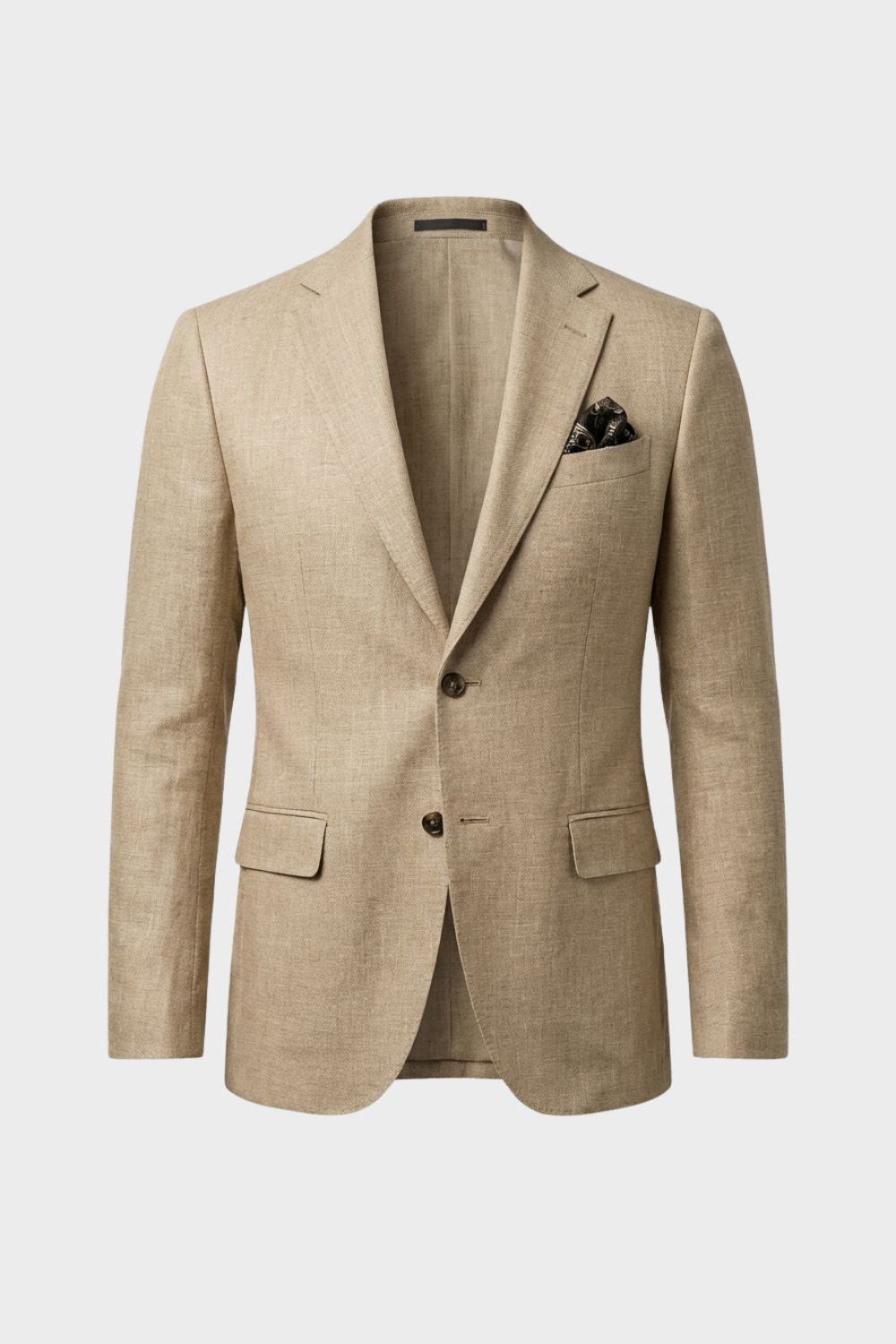 Herren Blazer – Slim-Fit-Blazer mit Zwei-Knopf-Verschluss und fallendem Revers für Business & Smart Casual
