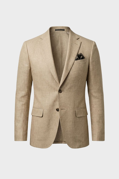 Herren Blazer – Slim-Fit-Blazer mit Zwei-Knopf-Verschluss und fallendem Revers für Business & Smart Casual