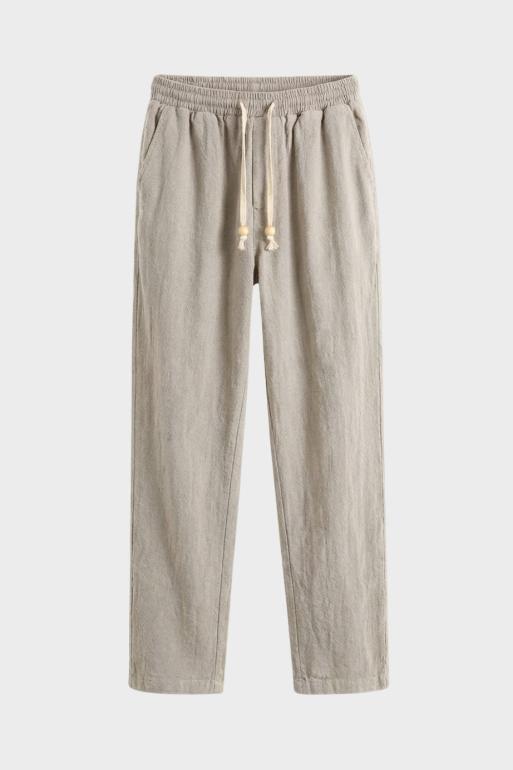 Herren Tapered Linenhose – Japan – Material-Detail