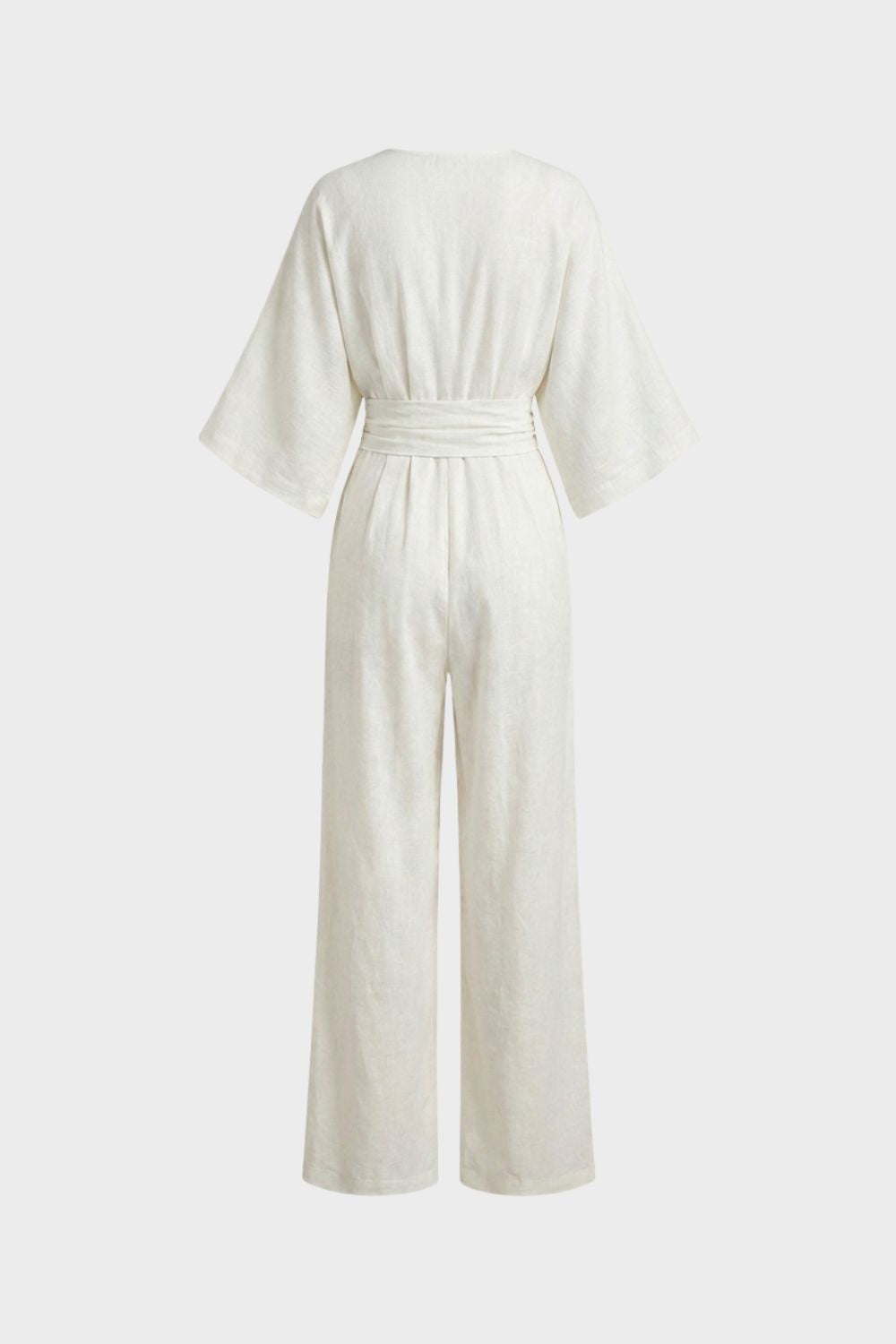 Damen Wickel Jumpsuit | Sommer – Detail-Ansicht