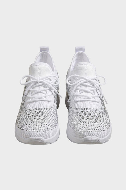 Damen Glitzer Sneaker | Mesh