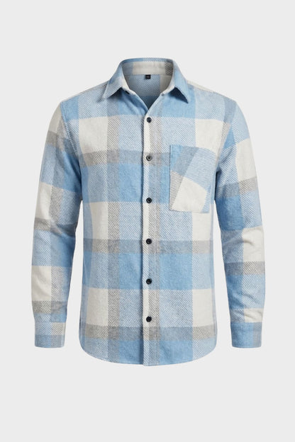 Herren Karohemd Langarm – Flanell – Hauptansicht