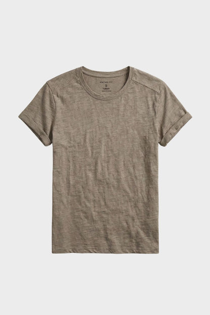 Herren Basic Tee – Vintage Crew – Rückansicht