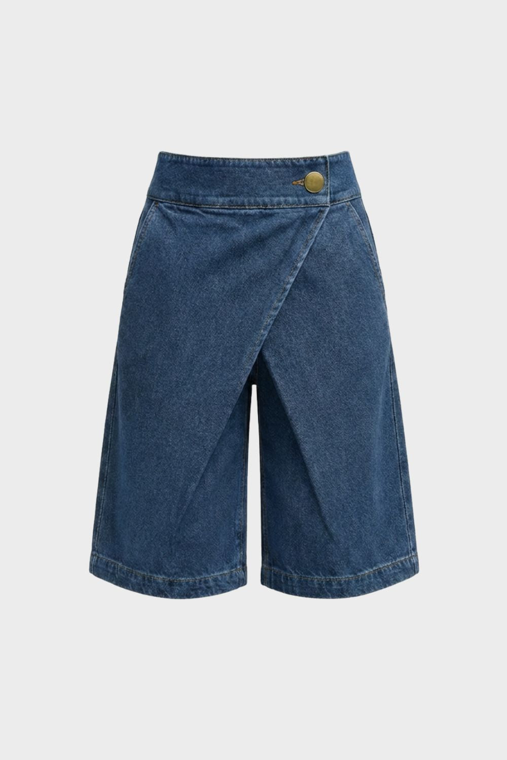 Damen Jeansshorts | High-Waist Knopfleiste – Lifestyle-Look