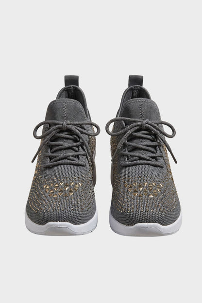 Damen Glitzer Sneaker | Mesh