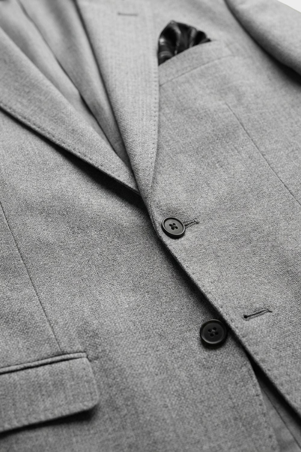 Herren Blazer – Slim-Fit-Blazer mit Zwei-Knopf-Verschluss und fallendem Revers für Business & Smart Casual