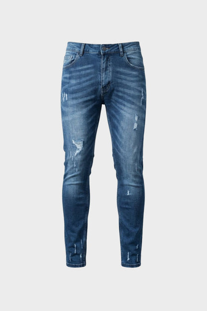 Herren Skinny Jeans – Ripped – Rückansicht