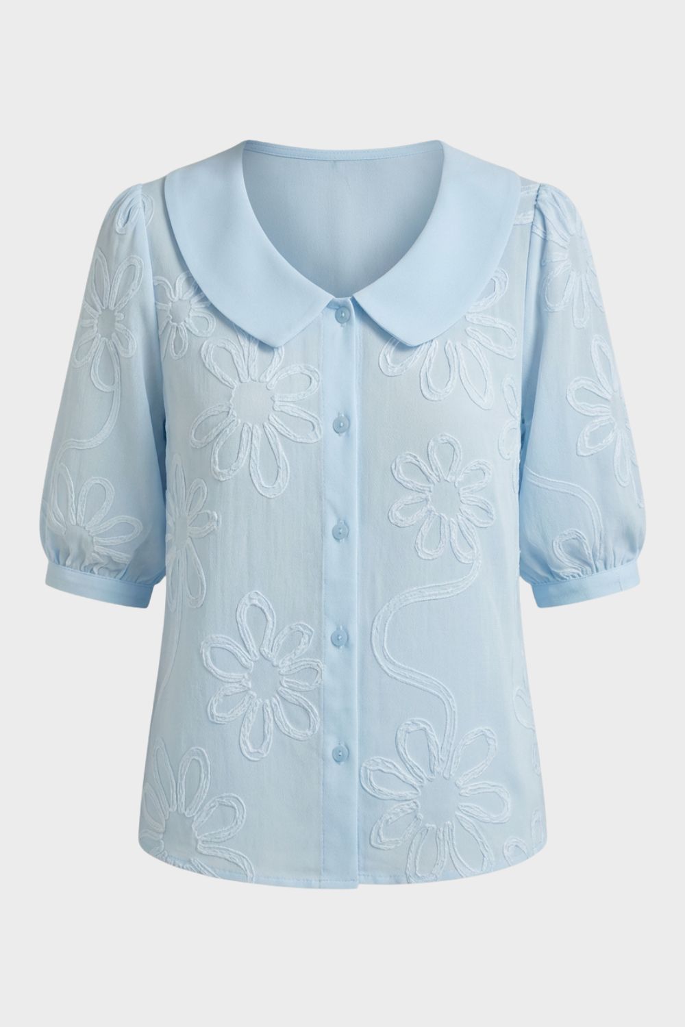 Damen Daisy Bluse – Peter-Pan – Rückansicht
