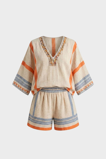Damen Sommer Set | Top und Shorts – Hauptansicht