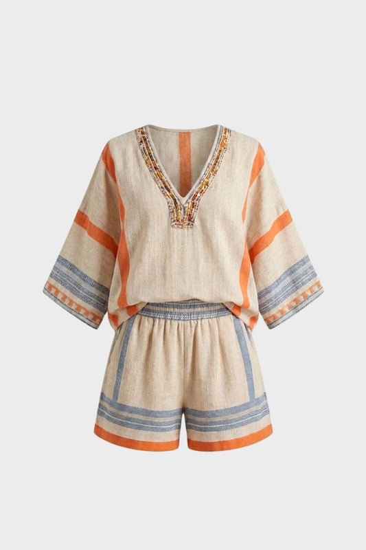 Damen Sommer Set | Top und Shorts – Hauptansicht