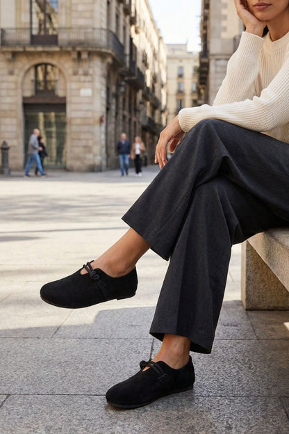 Damen Schuhe zum Hineinschlüpfen | Mit Schleife