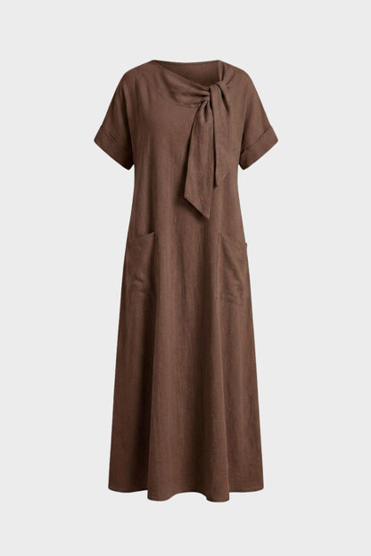 Damen Loose Maxikleid | Rundhals – Farb-Übersicht