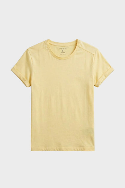 Herren Basic Tee – Vintage Crew – Farb-Übersicht