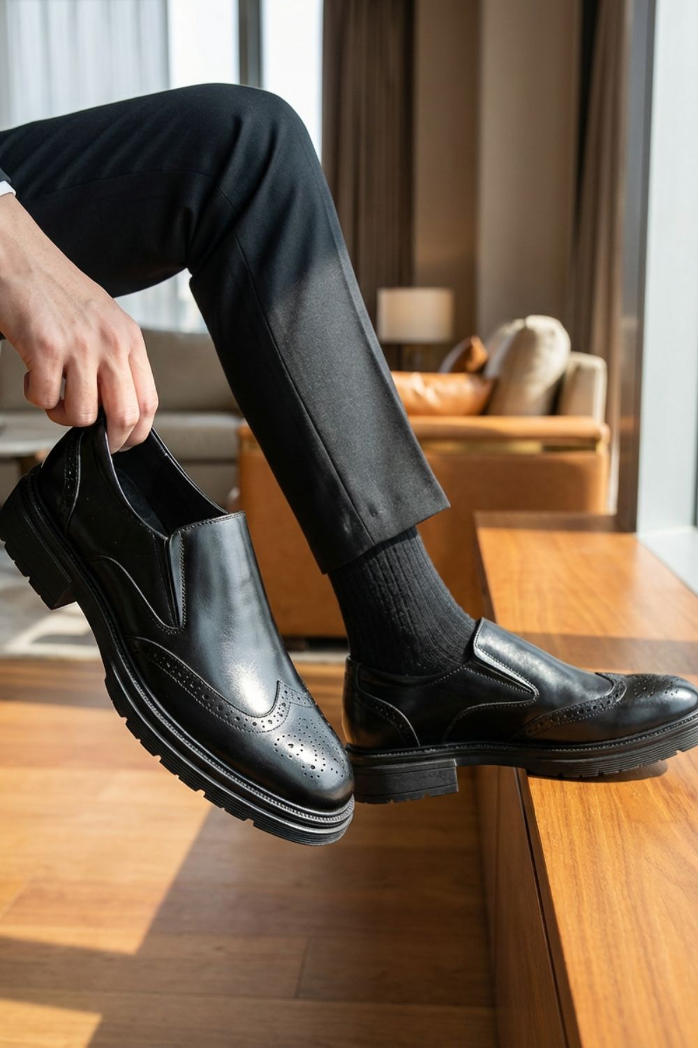 Herren Slip On Anzugschuhe | Klassischer Stil