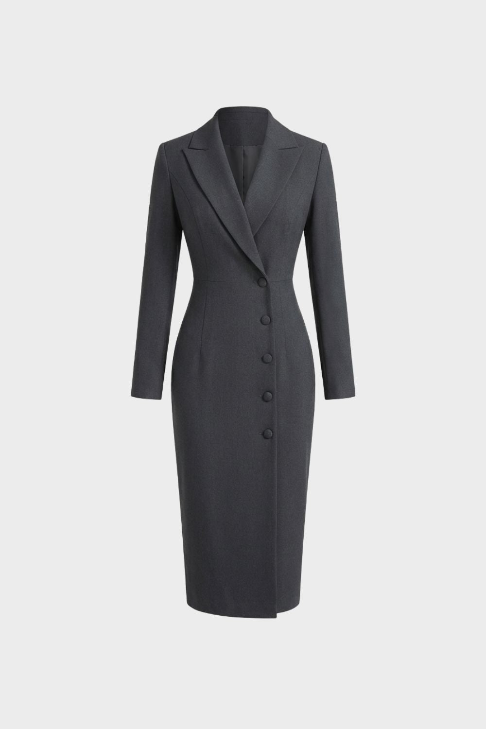 Damen Blazerkleid Midi – Business – Rückansicht