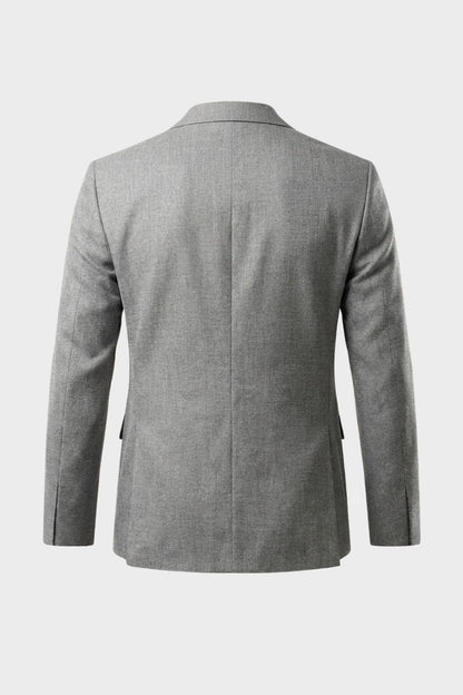 Herren Blazer – Slim-Fit-Blazer mit Zwei-Knopf-Verschluss und fallendem Revers für Business & Smart Casual