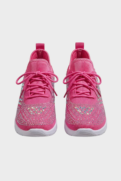 Damen Glitzer Sneaker | Mesh