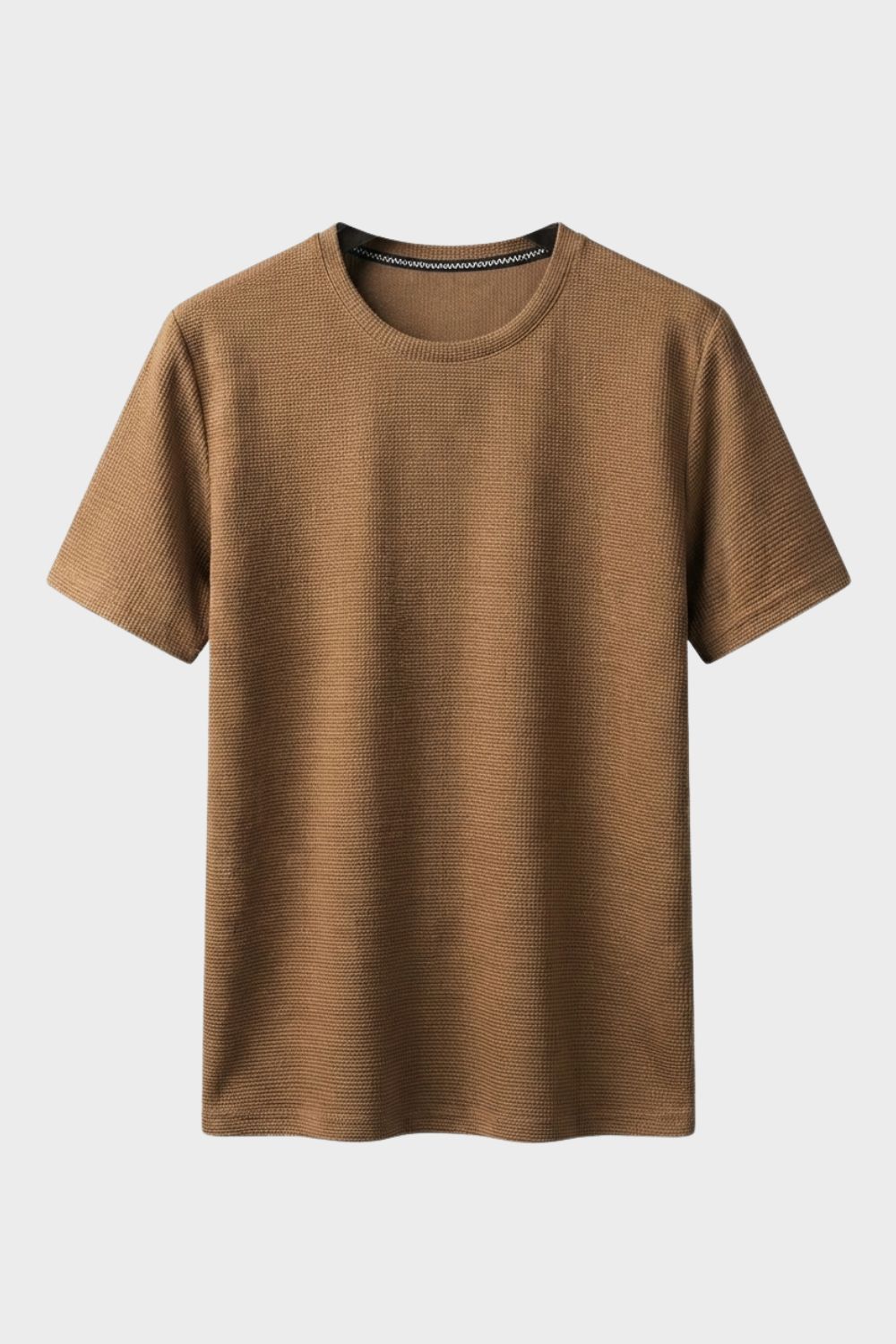 Herren Waffle Tee – Crew Neck – Hauptansicht