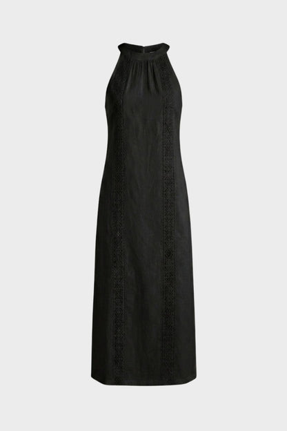 Damen Maxikleid | Stehkragen Ärmellos – Größentabelle