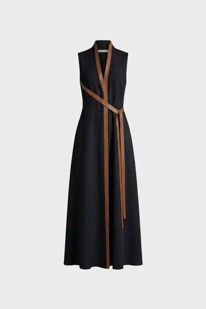 Damen Sommer Maxikleid | Taillengürtel – Größentabelle