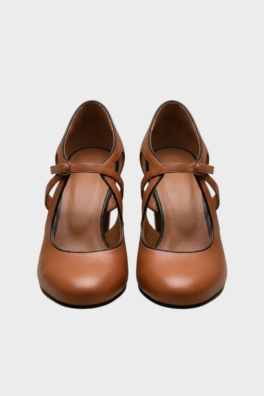 Damen Mary Jane Pumps | Riemchen
