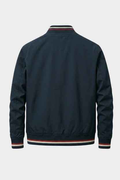 Bomberjacke Herren mit Reißverschluss und Stehkragen