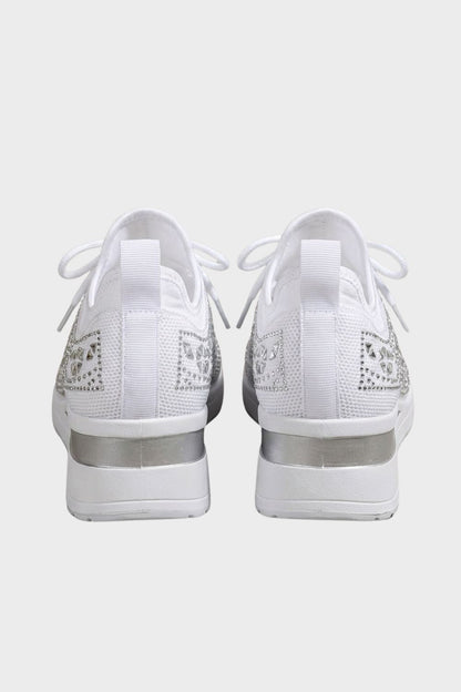 Damen Glitzer Sneaker | Mesh