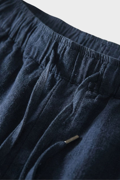 Herren Relaxed Linenhose – Loose – Profil-Ansicht