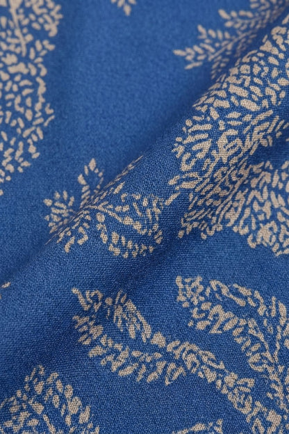 Midikleid Damen Wickeloptik mit V-Ausschnitt