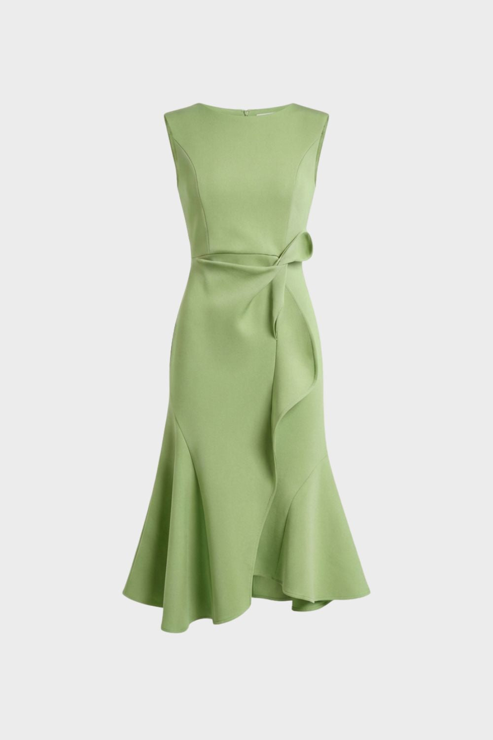 Damen Volant Midikleid – Cocktail – Detail Verarbeitung