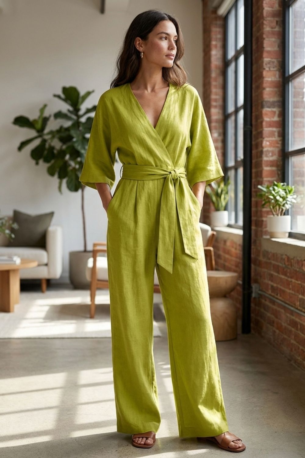 Damen Wickel Jumpsuit | Sommer – Farb-Übersicht