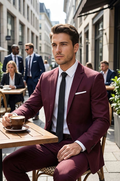 Herren Anzüge & Business-Sets – Eleganter Zweiteiler mit modernem Schnitt