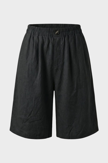 Damen Bermuda Shorts – Leinen – Pass-Bild