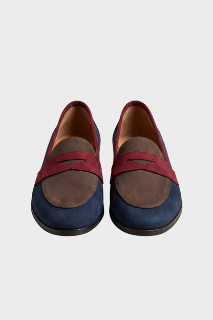 Damen Loafer mit Runder Spitze | Niedriger Absatz