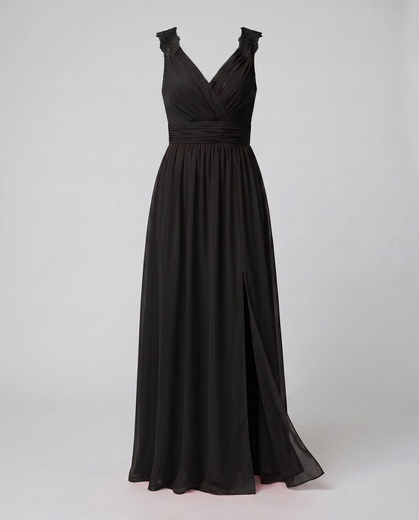 Damen Abendkleid | V-Ausschnitt Elegant – Material-Detail