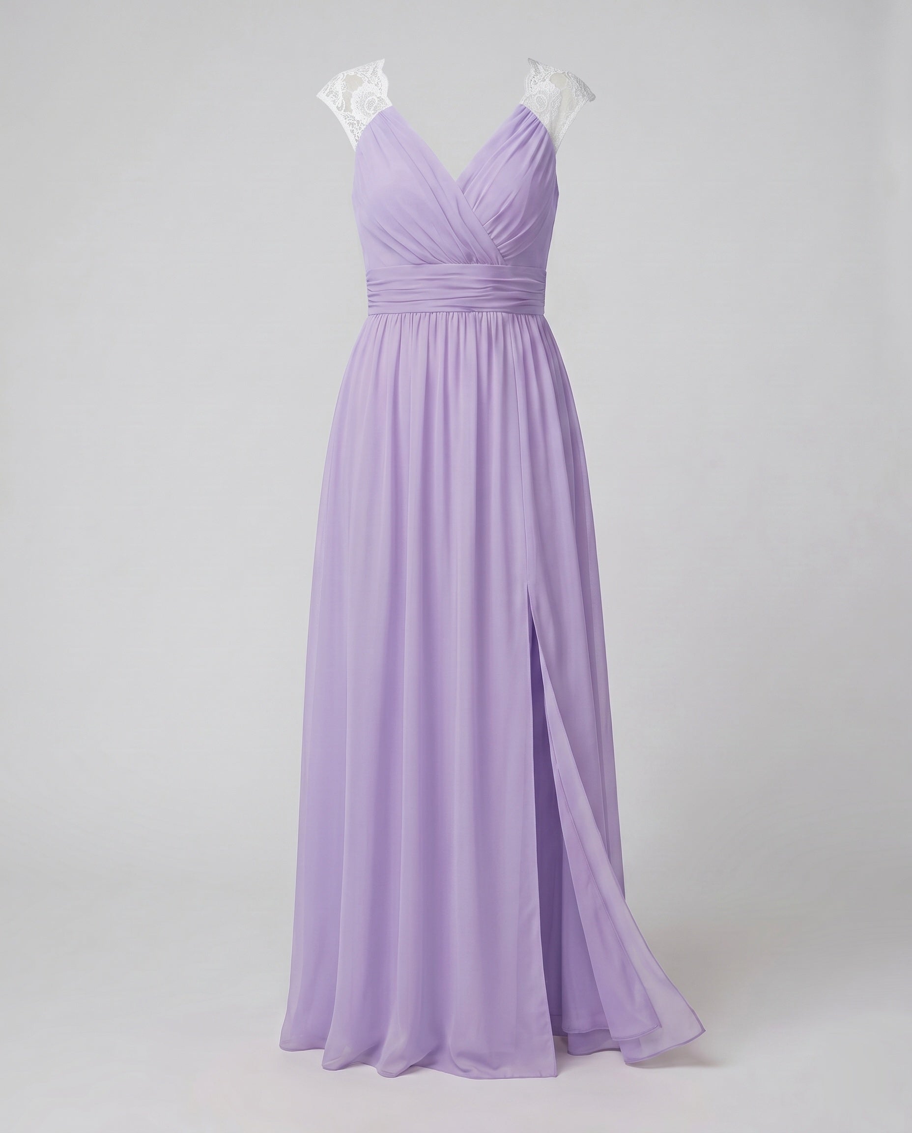 Damen Abendkleid | V-Ausschnitt Elegant – Rückansicht